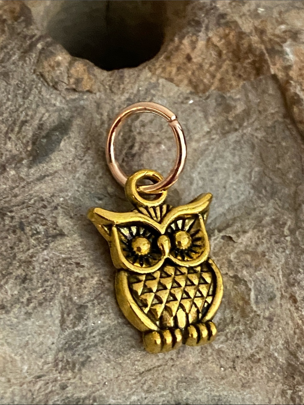 5/$10❤️❤️❤️NEW Owl Charm Pendant